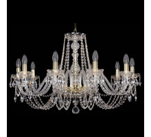 Подвесная люстра Bohemia Ivele Crystal 1402 1402/10/300/G