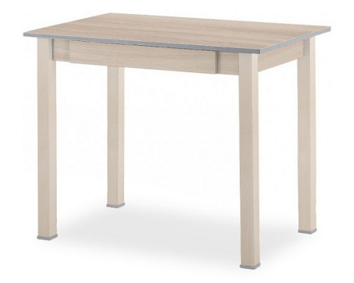 Стол обеденный прямая ножка с ящиком