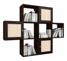 Полка книжная Мебелайн-4