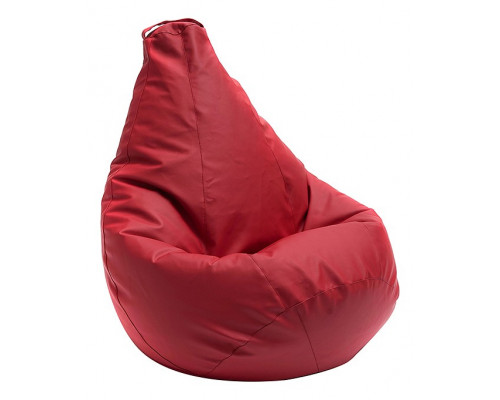 Кресло-мешок Красная ЭкоКожа L