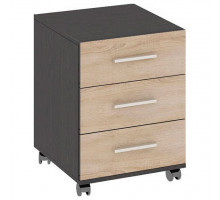 Тумбочка выкатная Успех-2 ПМ-184.12 венге цаво/дуб сонома