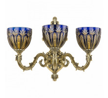 Бра Bohemia Ivele Crystal 7101 1 7101B15/3/210 GB P1 U Amber-Blue/H-1I