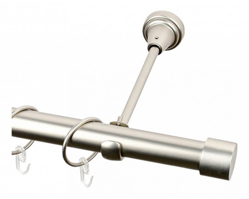 Карниз (280 см) Комплектный Матовый никель