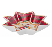 Салатник (26x5 см) Снеговик 85-1587