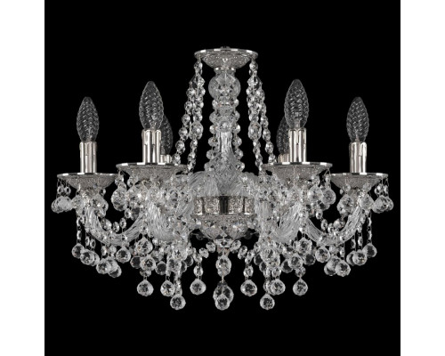 Подвесная люстра Bohemia Ivele Crystal 1609 16109/6/165 Ni