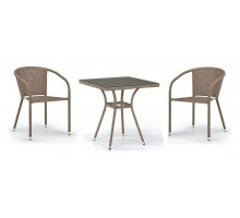 Набор уличный T282BNT/Y137C-W56 Light brown 2Pcs