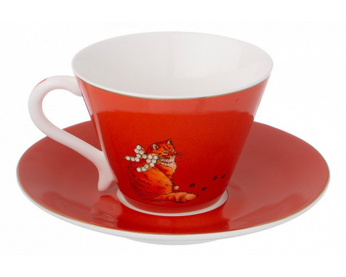 Чайная пара Кошка 754-163
