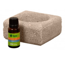 Набор из запарки для бани и соляного испарителя (10x10x5 см) Пихта 32481