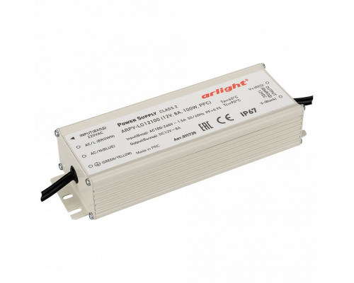 Блок питания Arlight  ARPV-LG12100-PFC (12V, 8.3A, 100W)