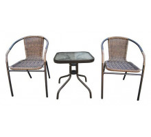 Набор уличный TLH-037A/055S-45x45 Cappuccino 2Pcs