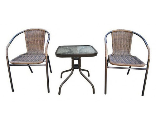 Набор уличный TLH-037A/055S-45x45 Cappuccino 2Pcs