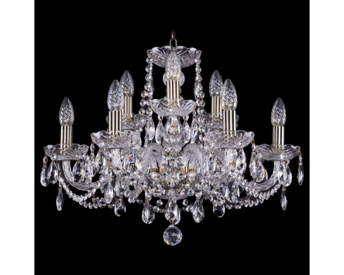 Подвесная люстра Bohemia Ivele Crystal 1402 1402/6_3/195/Pa