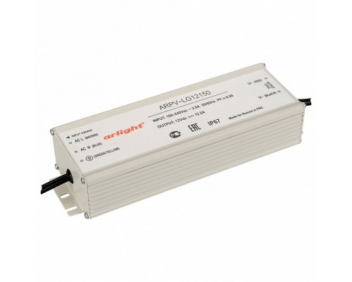 Блок питания Arlight  ARPV-LG12150-PFC (12V, 12.5A, 150W)
