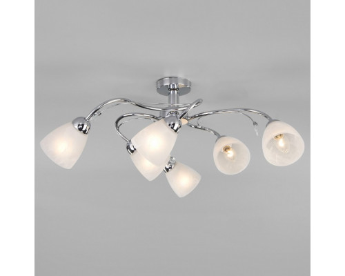 Люстра на штанге Eurosvet Priya 30169/6 хром