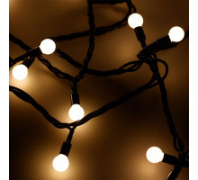 Гирлянда нить [20 м] Ball ARD-BALL-CLASSIC-D13-20000-BLACK-200LED WARM (230V, 14W)
