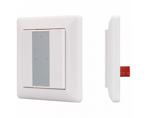 Панель-диммера клавишная накладная Arlight Knob SR-KN9551K2-UP White (KNX, DIM)