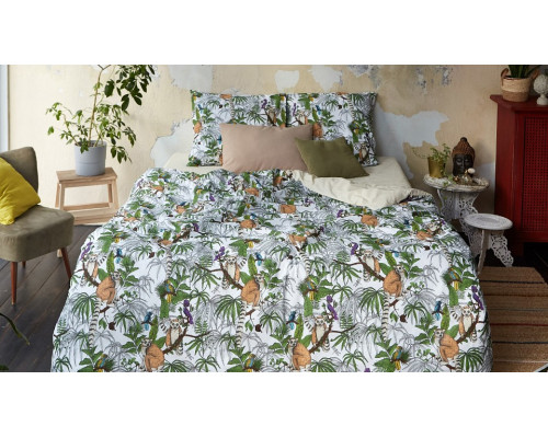 Постельное белье полутораспальное Лемуры