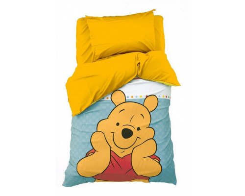Постельное белье полутораспальное Медвежонок Винни