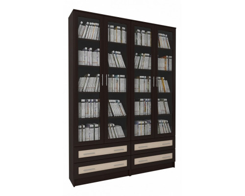 Шкаф книжный Мебелайн-37