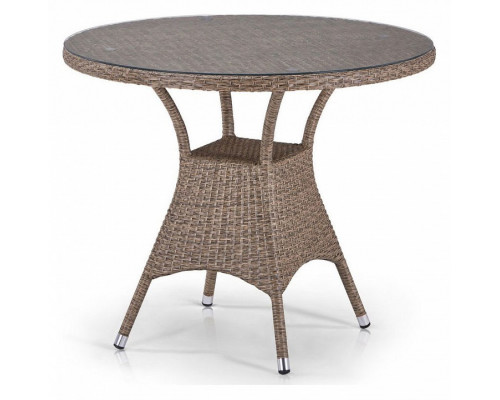 Стол обеденный T197AT-W56-D90 Light Brown