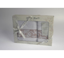 Набор из 2 полотенец для ванной Maria S.032бел