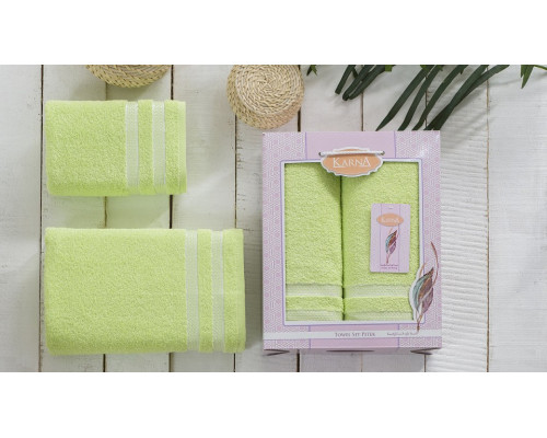 Набор из 2 полотенец для ванной PETEK