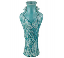 Ваза настольная (7.5х36 см) Фазаны 232-136