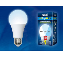 Лампа светодиодная Uniel A60 E27 10Вт 4000K LED-A60-10W/NW/E27/FR/MB PLM11WH картон