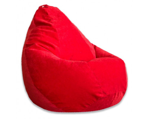 Кресло-мешок Красный Микровельвет 2XL