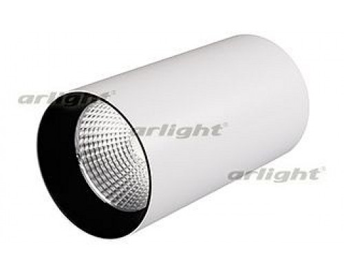 Накладной светильник Arlight  SP-POLO-R85-1-15W Warm White 40deg (White, Black Ring)