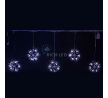 Гирлянда с насадками (3x0.7 м) RL-PSF3*0.7C-W/W