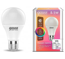 Лампа светодиодная Gauss Smart Home E27 8.5Вт 2700-6500K 1170112