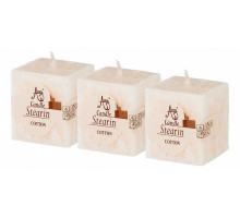 Набор из 3 свечей ароматических Cotton 348-797