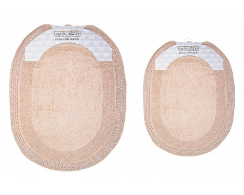 Набор из 2 ковриков для ванной Georgina S.123пудра