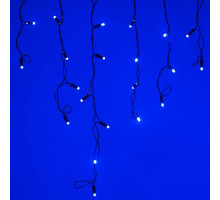 Бахрома световая [2.4x0.6 м] Edge ARD-EDGE-CLASSIC-2400x600-BLACK-88LED-STD BLUE (230V, 6W)