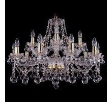 Подвесная люстра Bohemia Ivele Crystal 1413 1413/10+5/300/G/Balls