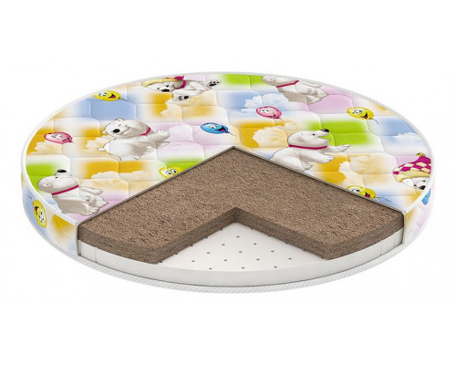 Матрас детский Round Kids Double (Print) 760х760
