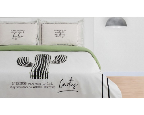 Постельное белье полутораспальное Кактус