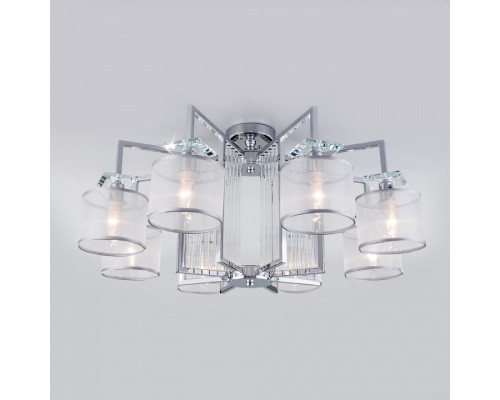 Потолочная люстра Eurosvet Fargo 60108/8 хром