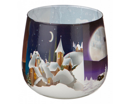 Свеча декоративная (6x7 см) Зимний Пейзаж 348-307
