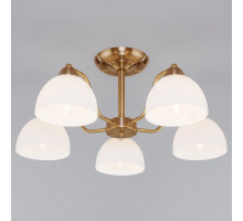 Люстра на штанге Eurosvet Carissa 30172/5 античная бронза