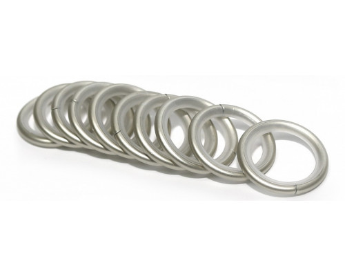 Набор из 10 колец для карнизов Матовый никель