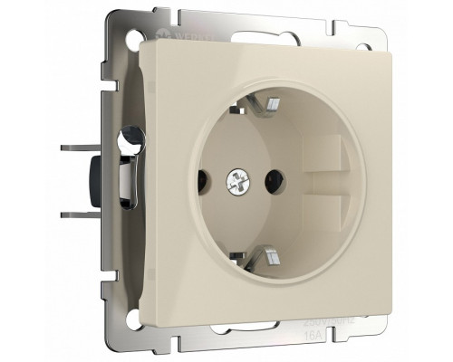 Розетка двойная с заземлением без рамки Werkel W117 6 W1171303