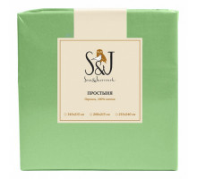 Простыня евростандарт S&J P