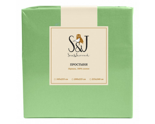 Простыня евростандарт S&J P