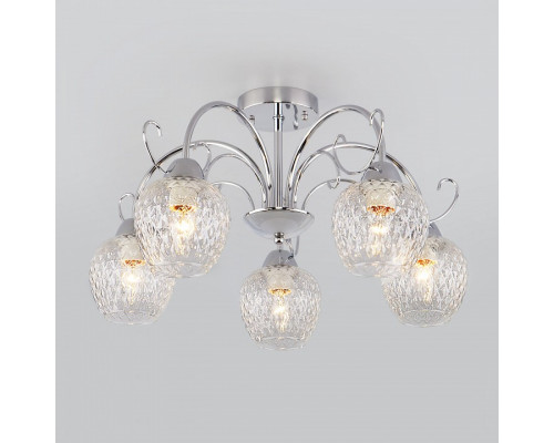 Люстра на штанге Eurosvet Benita 30142/5 хром