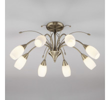 Люстра на штанге Eurosvet Ginevra 30280/8 античная бронза