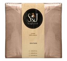 Простыня двуспальная S&J S