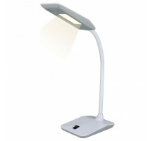 Настольная лампа офисная Uniel TLD-545 TLD-545 Grey-White/LED/350Lm/3500K
