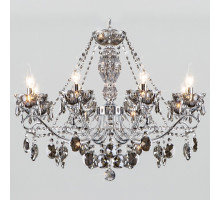 Потолочная люстра Eurosvet Teodore 10103/8 хром/дымчатый хрусталь Strotskis